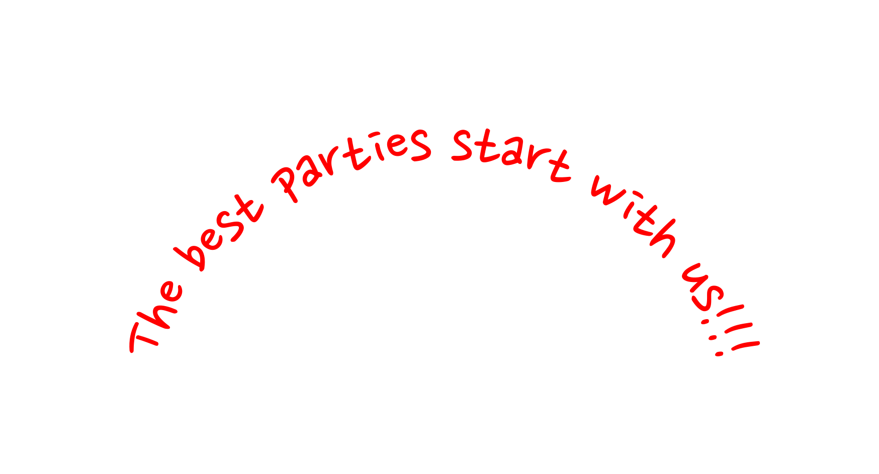 The best parties start with us